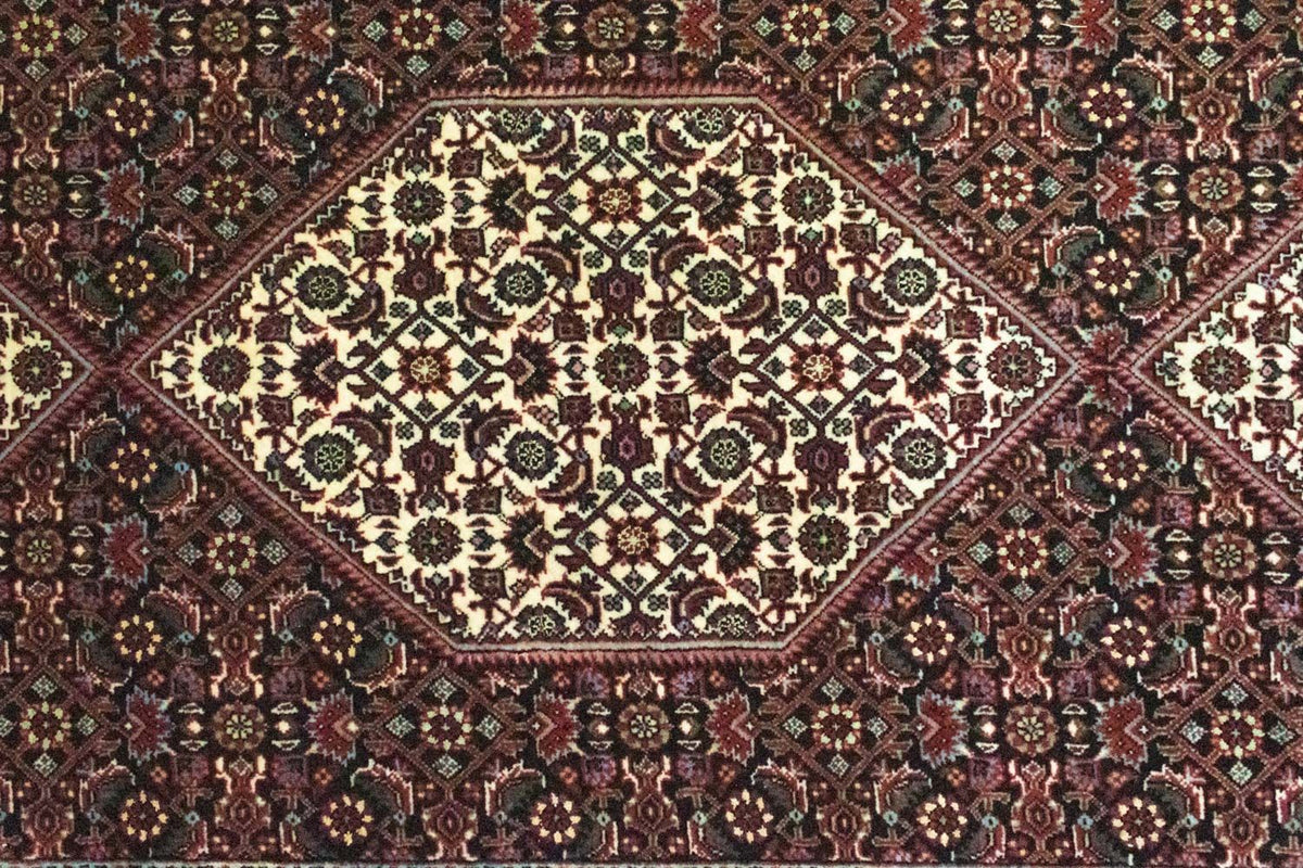 Alfombra de pasillo Alfombra persa - Bidjar - 327 x 83 cm - negro