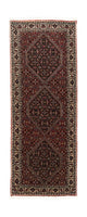 Alfombra de pasillo Alfombra persa - Bidjar - 200 x 76 cm - rojo