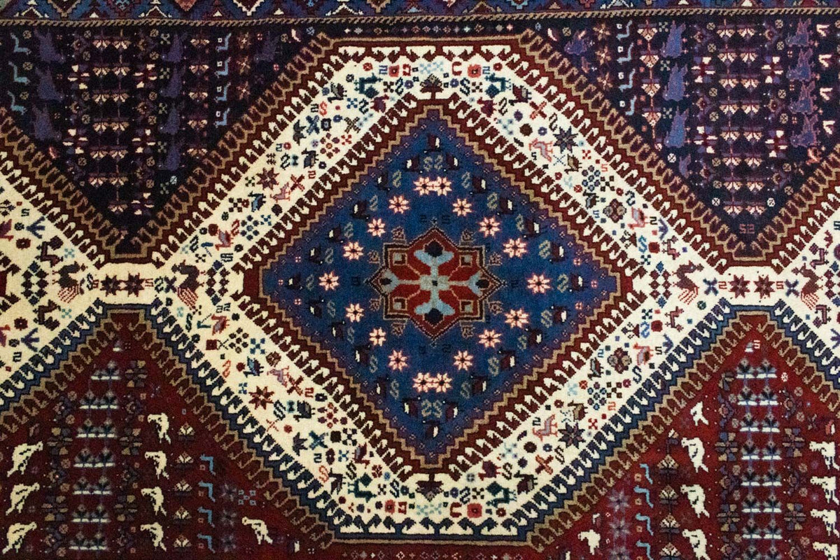 Alfombra de pasillo Alfombra persa - Nómada - 190 x 100 cm - azul