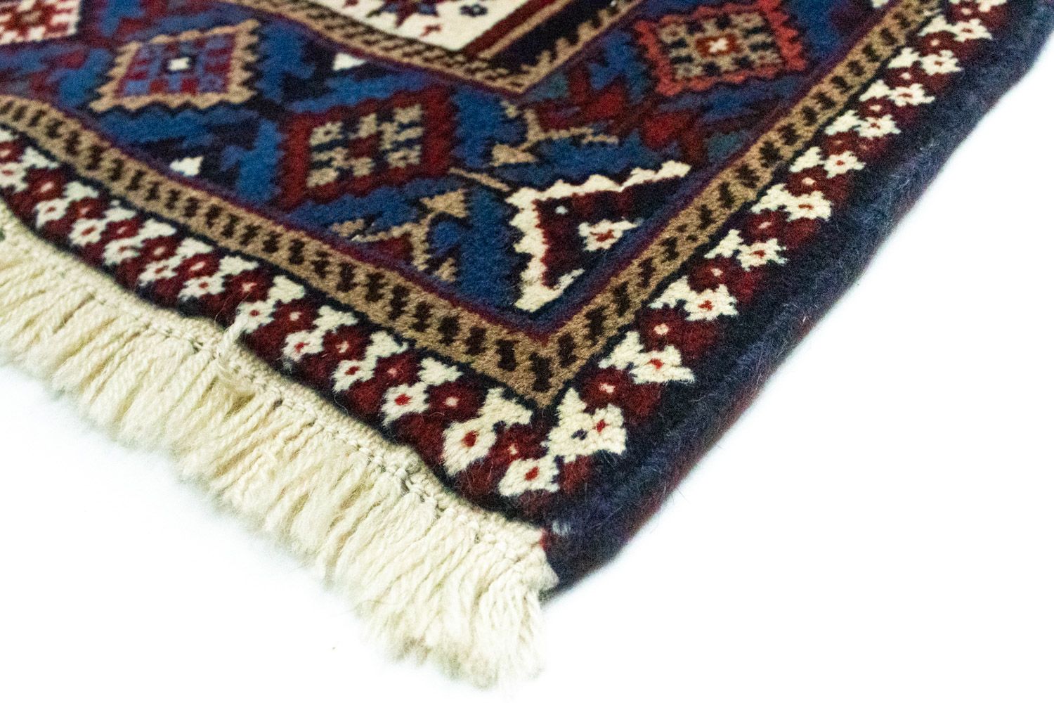 Alfombra de pasillo Alfombra persa - Nómada - 190 x 100 cm - azul