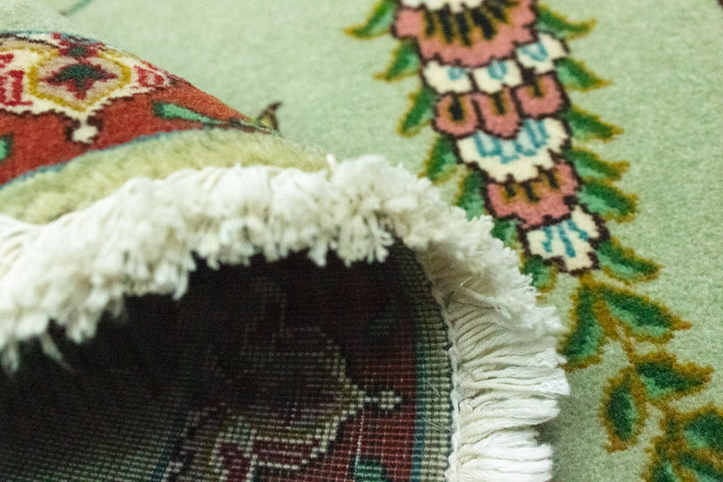 Alfombra Persa - Tabriz - Real - 83 x 62 cm - verde
