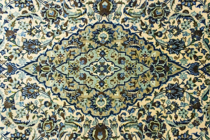 Alfombra persa - Keshan - 230 x 137 cm - beige
