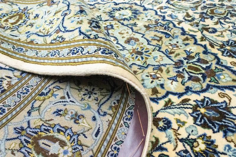 Alfombra persa - Keshan - 230 x 137 cm - beige