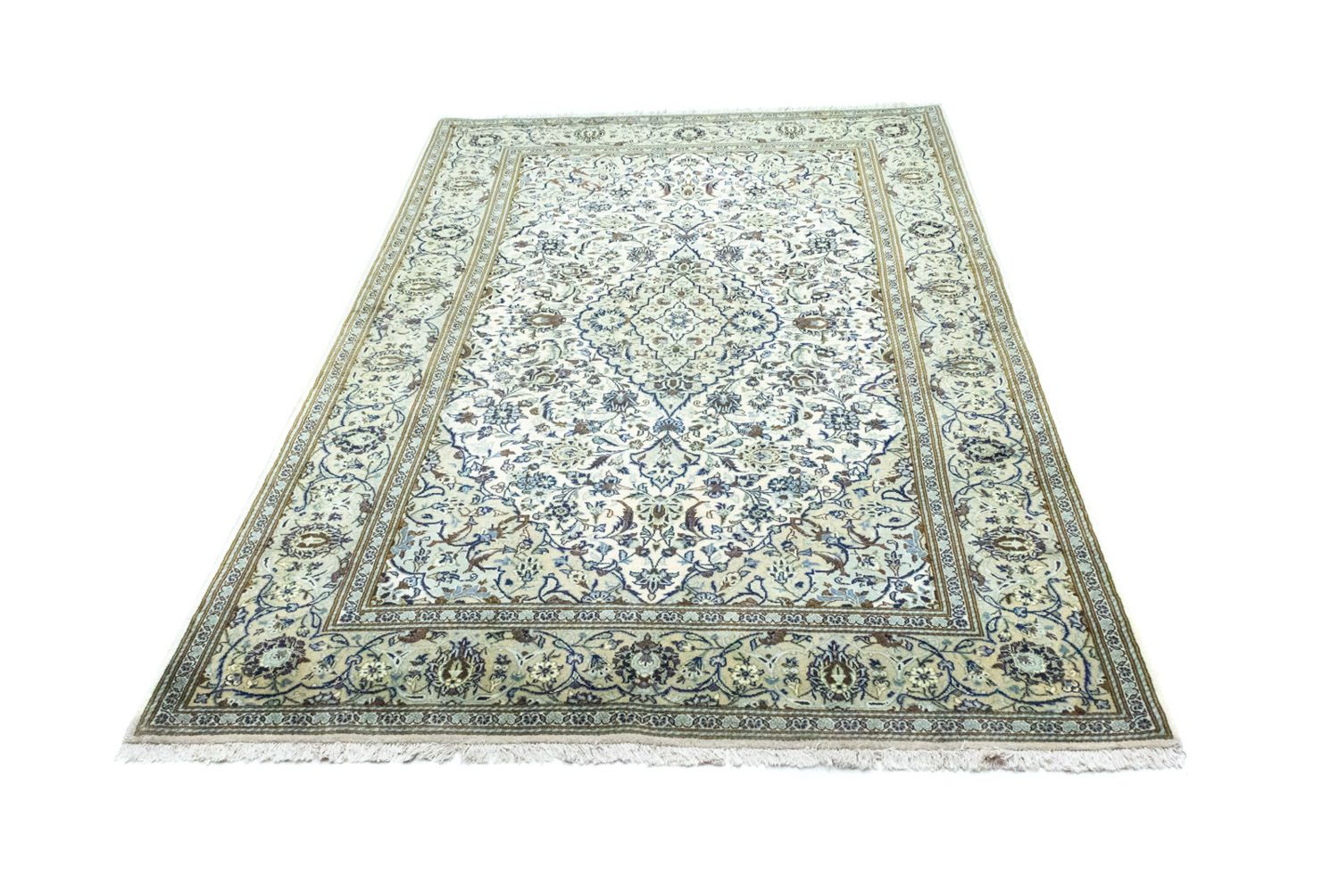 Alfombra persa - Keshan - 230 x 137 cm - beige