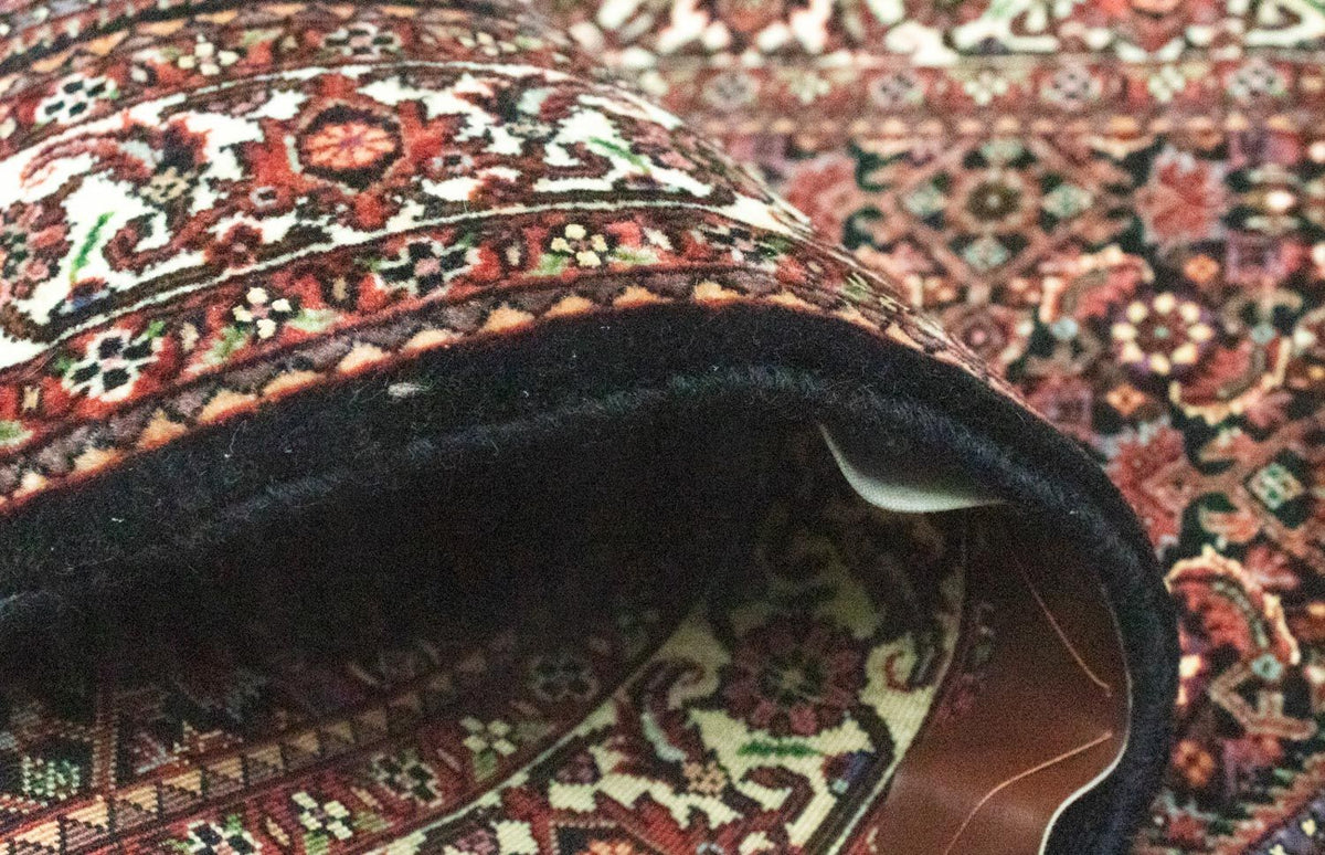 Alfombra de pasillo Alfombra persa - Bidjar - 252 x 79 cm - azul