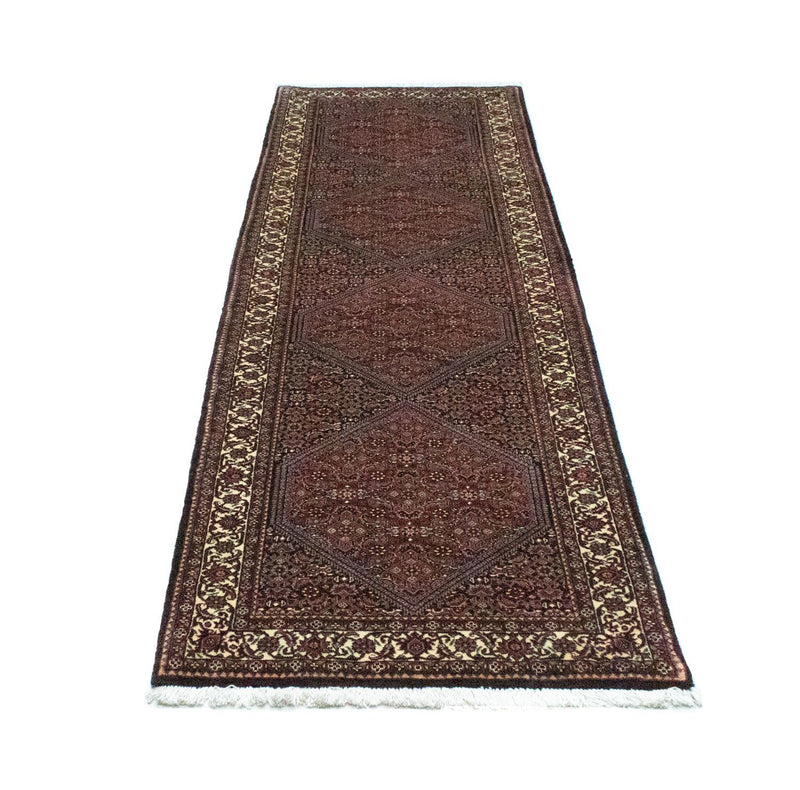 Alfombra de pasillo Alfombra persa - Bidjar - 252 x 79 cm - azul