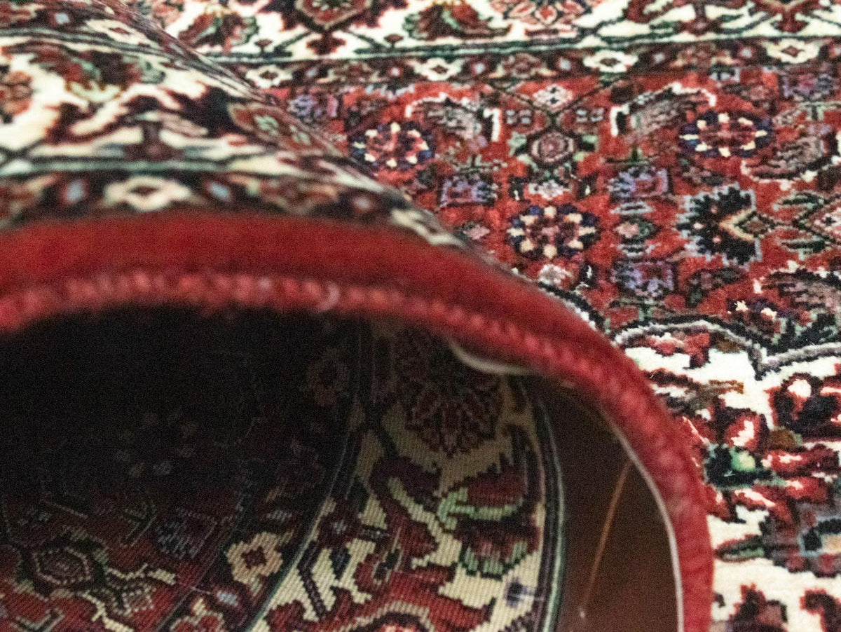 Alfombra de pasillo Alfombra persa - Bidjar - 340 x 88 cm - rojo