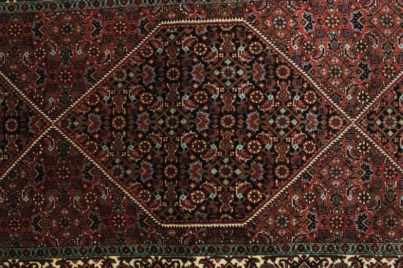 Alfombra de pasillo Alfombra persa - Bidjar - 213 x 78 cm - marrón