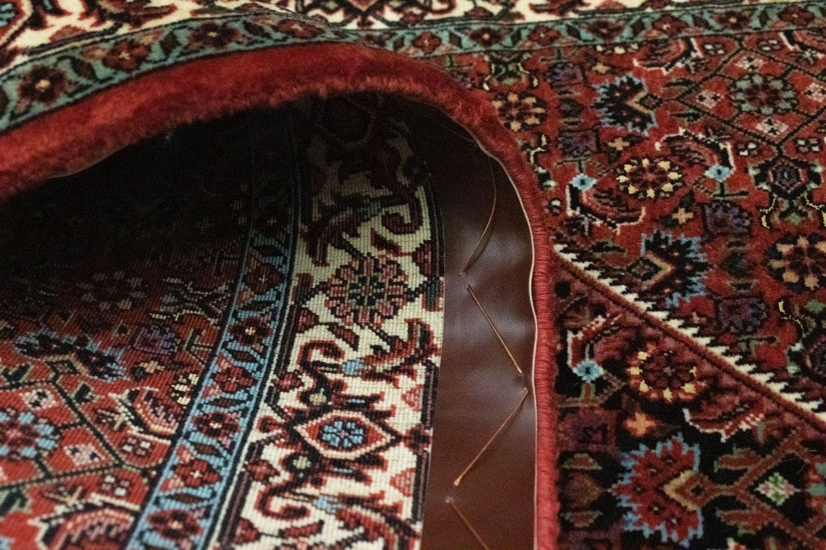 Alfombra de pasillo Alfombra persa - Bidjar - 213 x 78 cm - marrón