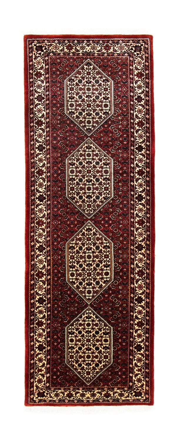 Alfombra de pasillo Alfombra persa - Bidjar - 226 x 75 cm - rojo