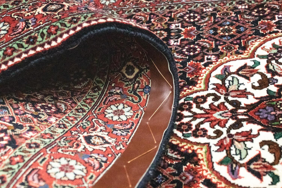 Alfombra de pasillo Alfombra persa - Bidjar - 309 x 80 cm - azul