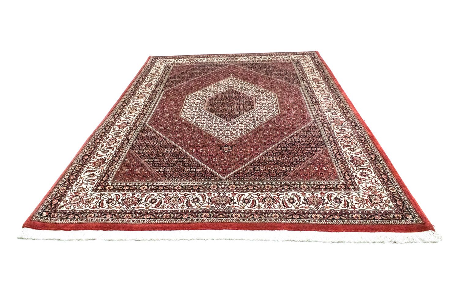 Alfombra persa - Bidjar - 300 x 207 cm - rojo