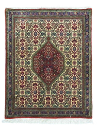 Alfombra persa - Bidjar - 89 x 72 cm - beige
