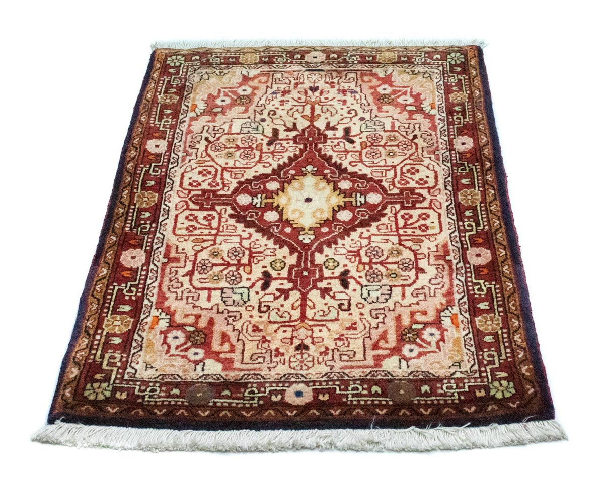 Alfombra persa - Clásica - 101 x 65 cm - rojo claro