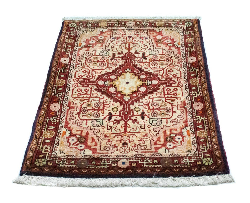 Alfombra persa - Clásica - 101 x 65 cm - rojo claro