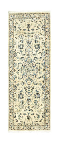 Alfombra de pasillo Alfombra persa - Nain - 200 x 70 cm - blanco natural