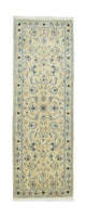 Alfombra de pasillo Alfombra persa - Nain - 207 x 68 cm - blanco natural