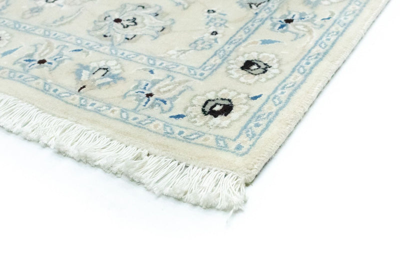 Alfombra de pasillo Alfombra persa - Nain - 207 x 68 cm - blanco natural