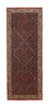 Alfombra de pasillo Alfombra persa - Bidjar - 216 x 85 cm - rojo oscuro
