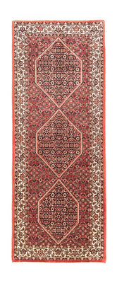 Alfombra de pasillo Alfombra persa - Bidjar - 195 x 75 cm - rojo