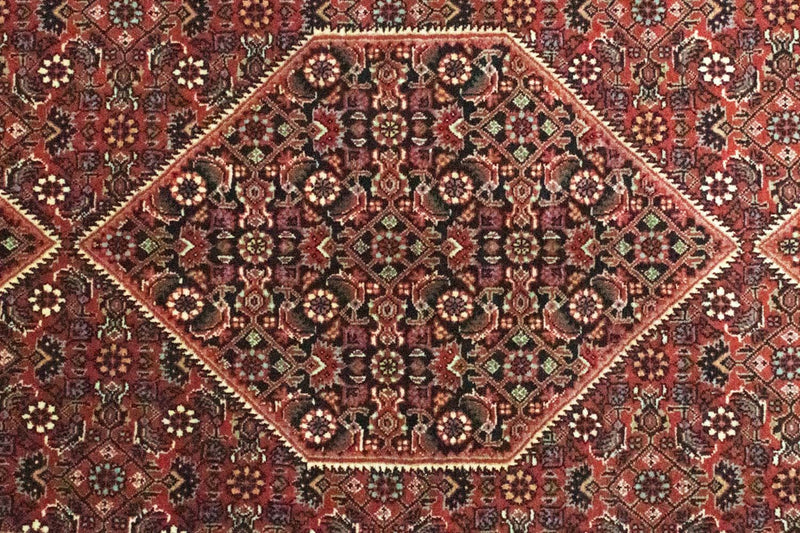 Alfombra de pasillo Alfombra persa - Bidjar - 195 x 75 cm - rojo
