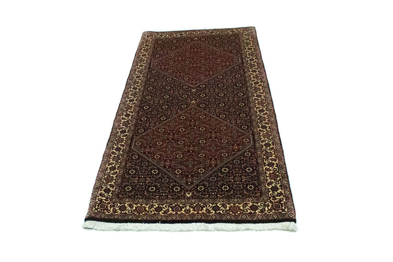 Alfombra de pasillo Alfombra persa - Bidjar - 186 x 85 cm - azul