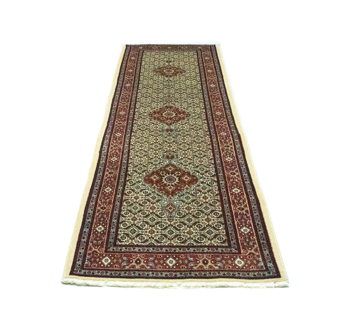 Alfombra de pasillo Alfombra persa - Clásica - 294 x 81 cm - beige