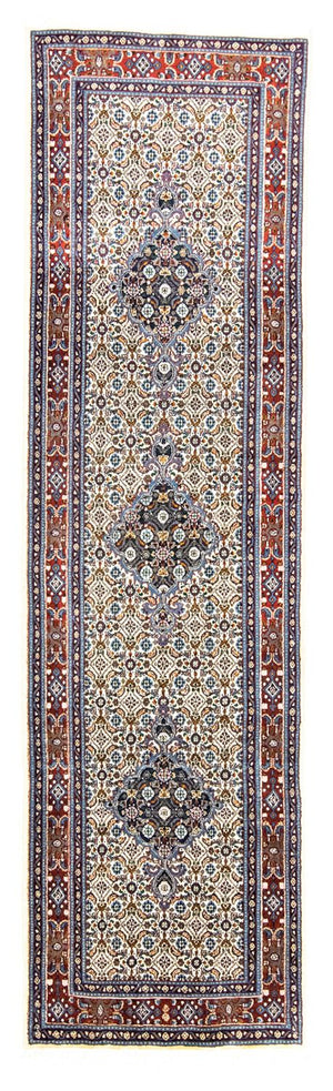 Alfombra de pasillo Alfombra persa - Clásica - 289 x 80 cm - beige