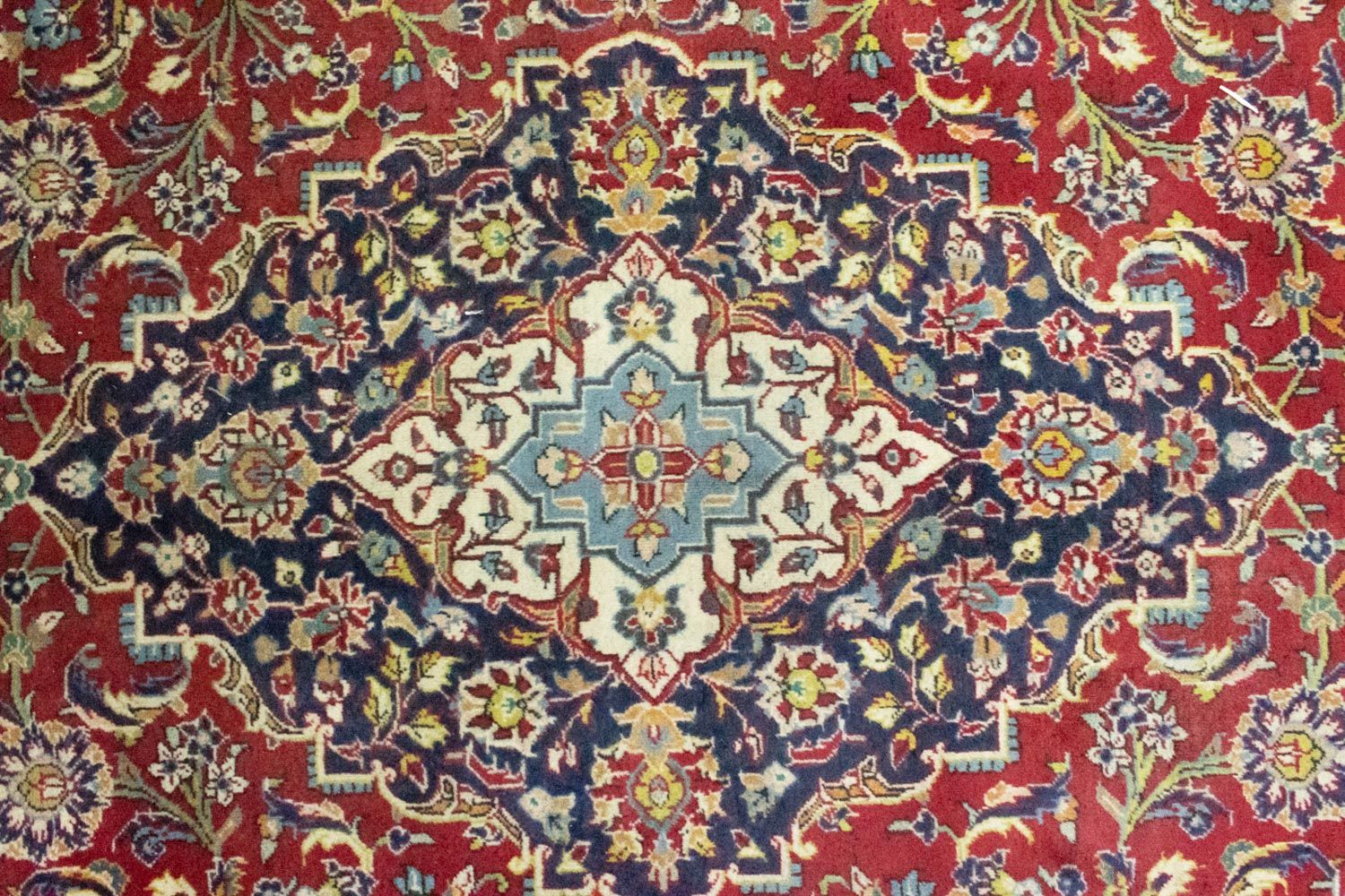 Alfombra persa - Keshan - 352 x 250 cm - rojo