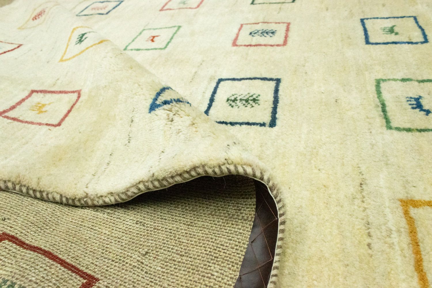 Alfombra Gabbeh - Persa - 281 x 195 cm - beige
