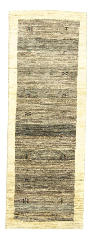 Alfombra de pasillo Alfombra Gabbeh - Persa - 229 x 82 cm - gris