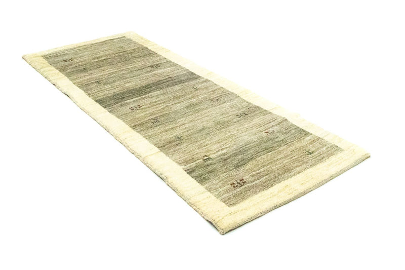 Alfombra de pasillo Alfombra Gabbeh - Persa - 229 x 82 cm - gris