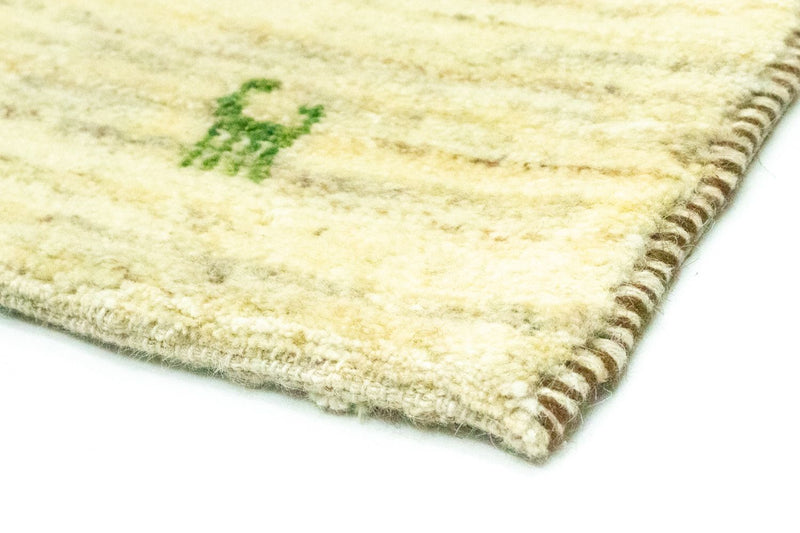 Alfombra de pasillo Alfombra Gabbeh - Persa - 219 x 75 cm - beige