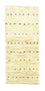 Alfombra de pasillo Alfombra Gabbeh - Persa - 184 x 82 cm - beige