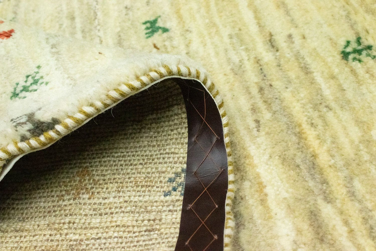 Alfombra de pasillo Alfombra Gabbeh - Persa - 184 x 82 cm - beige