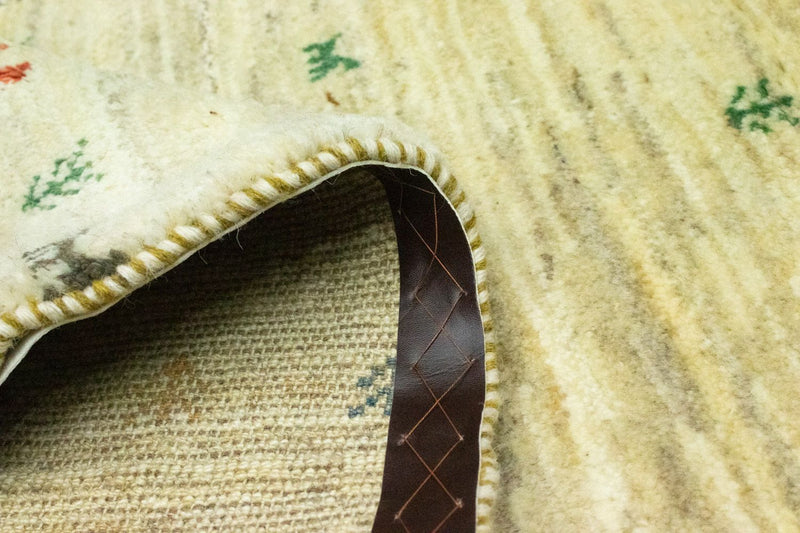 Alfombra de pasillo Alfombra Gabbeh - Persa - 184 x 82 cm - beige