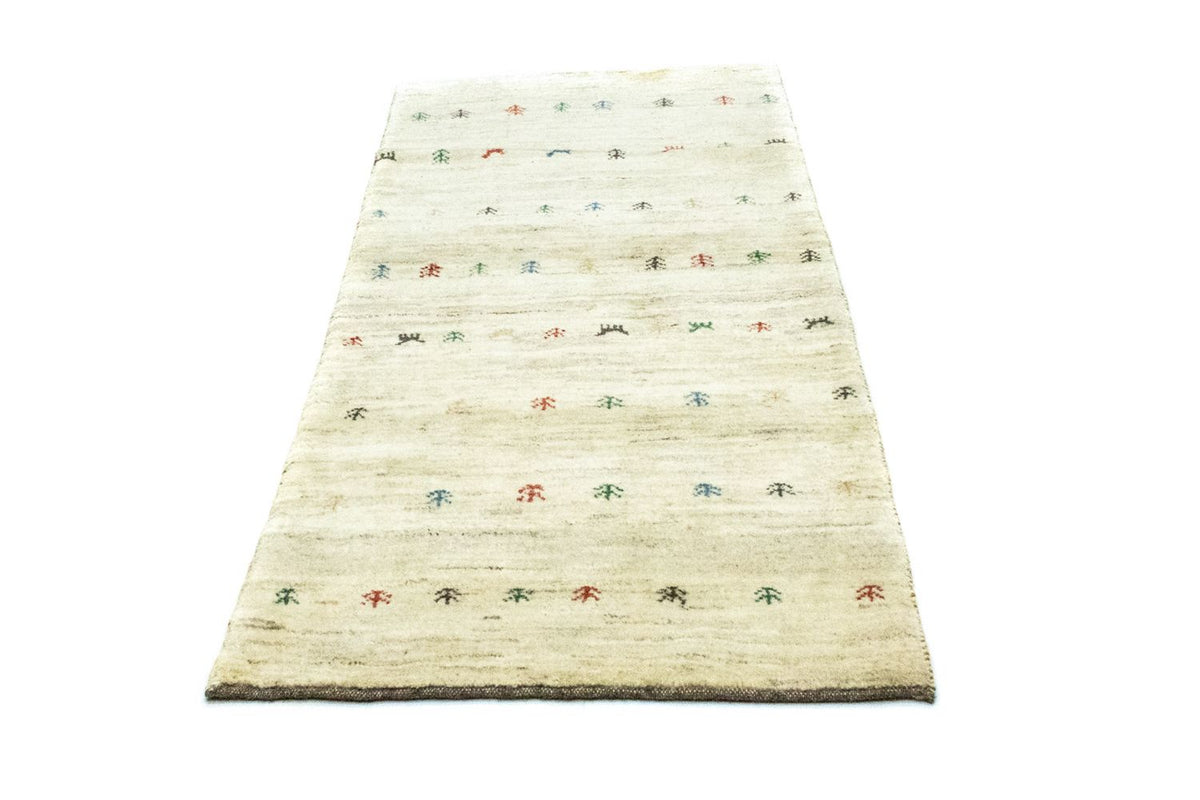 Alfombra de pasillo Alfombra Gabbeh - Persa - 184 x 82 cm - beige
