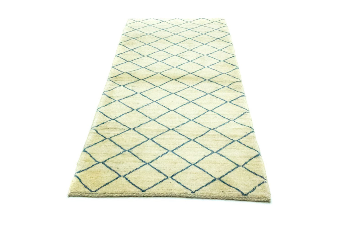 Alfombra de pasillo Alfombra Gabbeh - Persa - 190 x 82 cm - azul