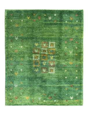 Alfombra Gabbeh - Persa - 189 x 155 cm - verde