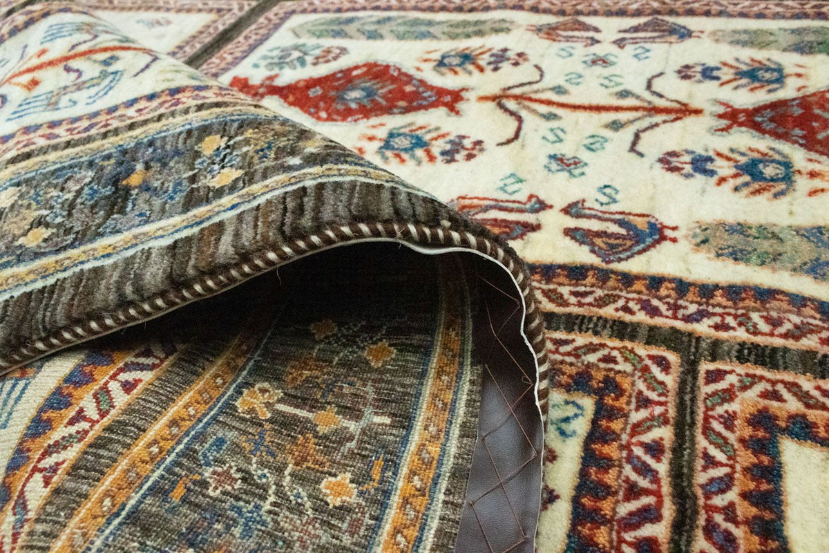 Alfombra Gabbeh - Loribaft Persa - 251 x 162 cm - colorido