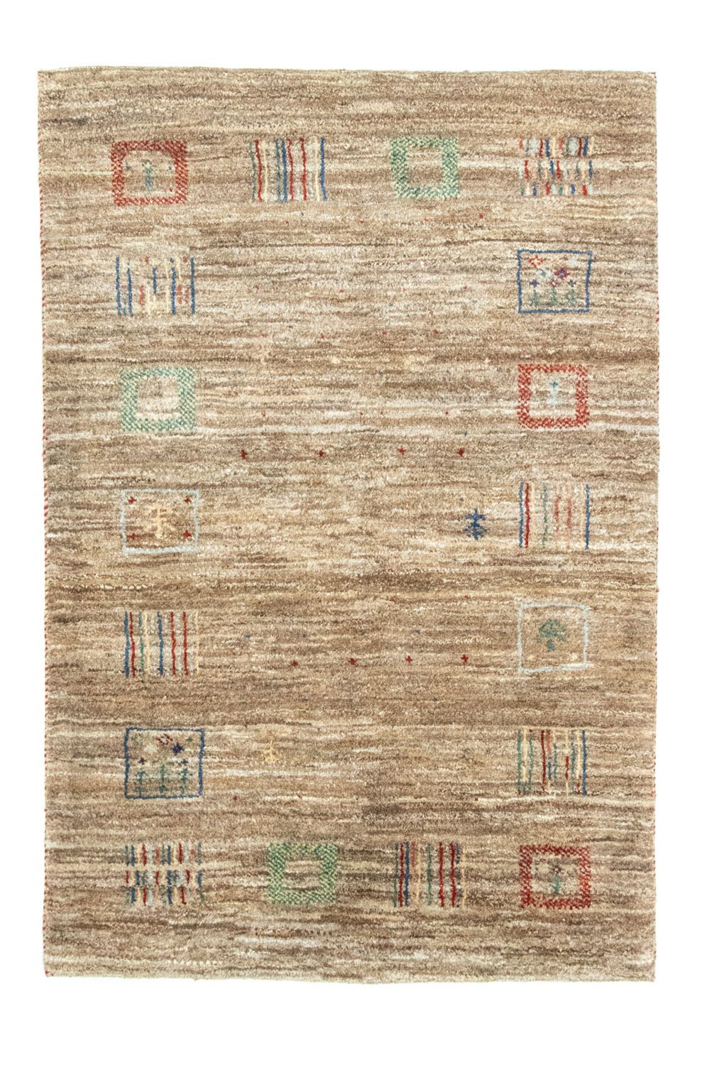 Alfombra Gabbeh - Persa - 154 x 103 cm - marrón