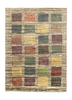 Alfombra Gabbeh - Persa - 137 x 102 cm - gris