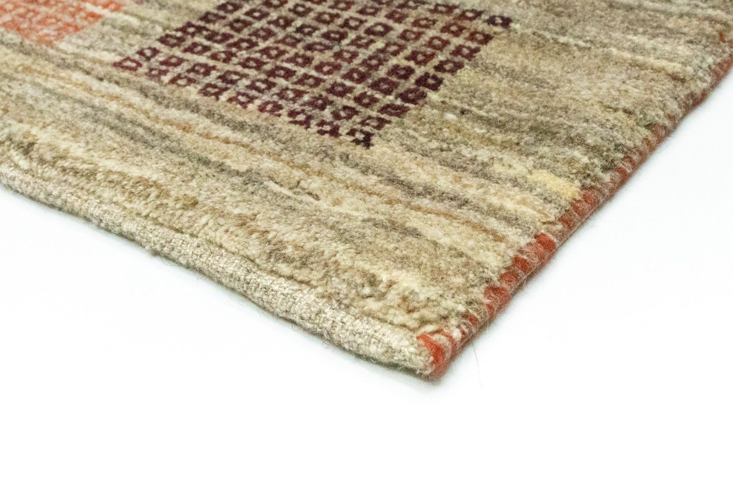 Alfombra Gabbeh - Persa - 137 x 102 cm - gris
