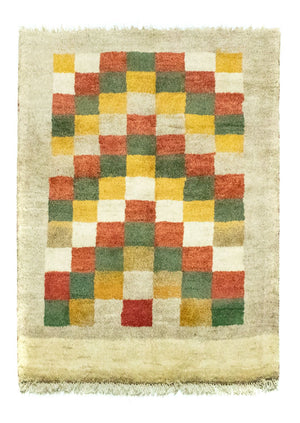 Alfombra Gabbeh - Persa - 135 x 103 cm - colorido