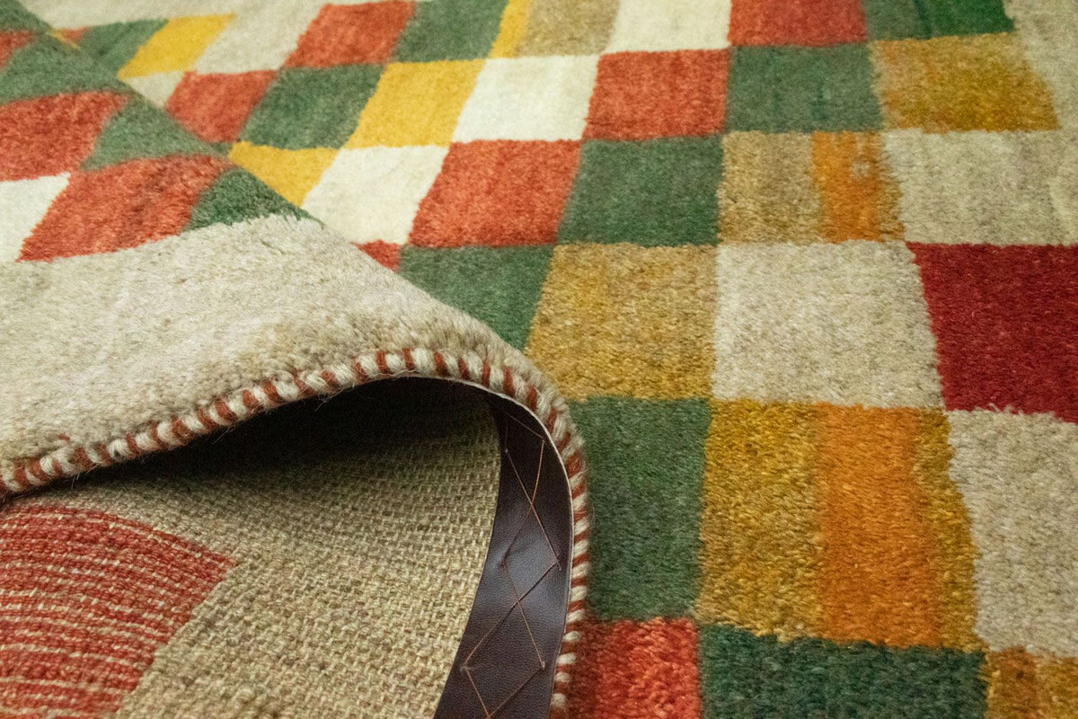 Alfombra Gabbeh - Persa - 135 x 103 cm - colorido