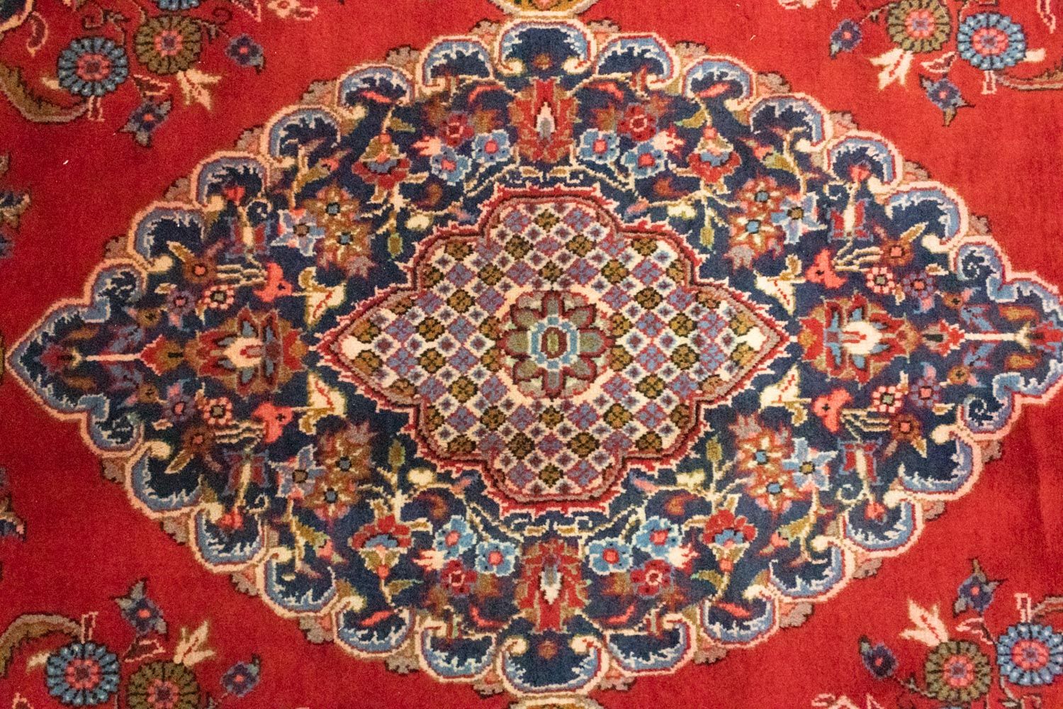 Alfombra persa - Real - 360 x 209 cm - rojo
