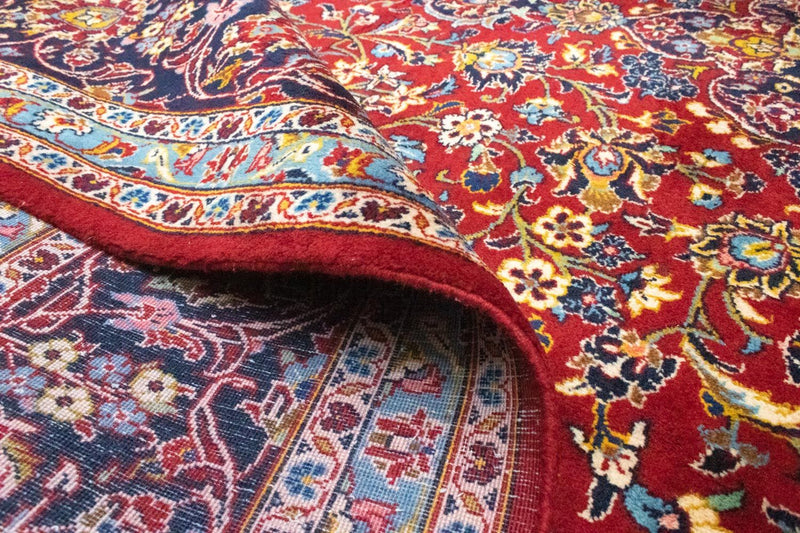 Alfombra persa - Keshan - 362 x 250 cm - rojo