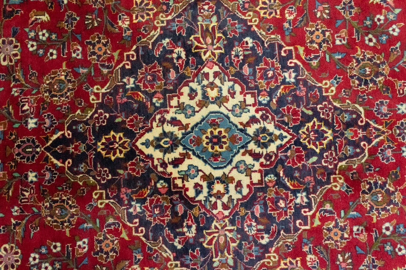 Alfombra persa - Keshan - 360 x 249 cm - rojo