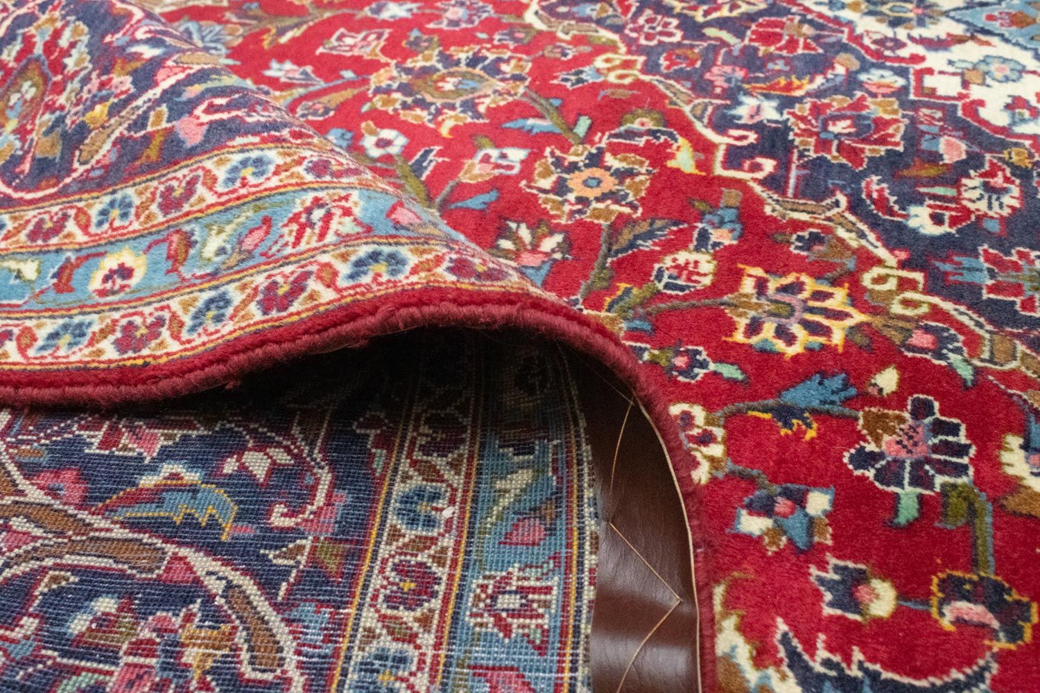 Alfombra persa - Keshan - 360 x 249 cm - rojo