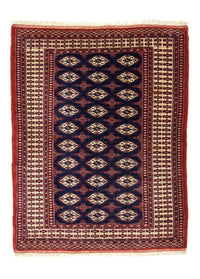 Alfombra Turkaman - 186 x 139 cm - rojo